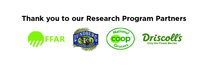Graphic of OFRF research partner logos