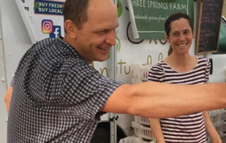 Photo of Three Springs Farm at the farmers market