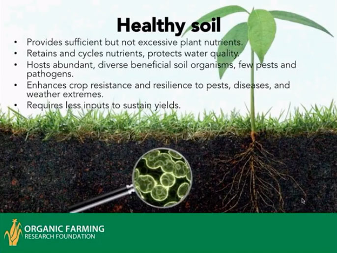 Webinar Series On Soil Health Now Available On Demand Organic Farming