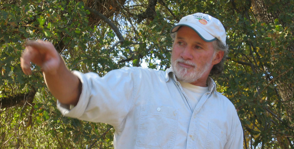 Carl Rosato giving farm tour