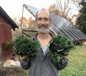 Bryan Hager with Collards