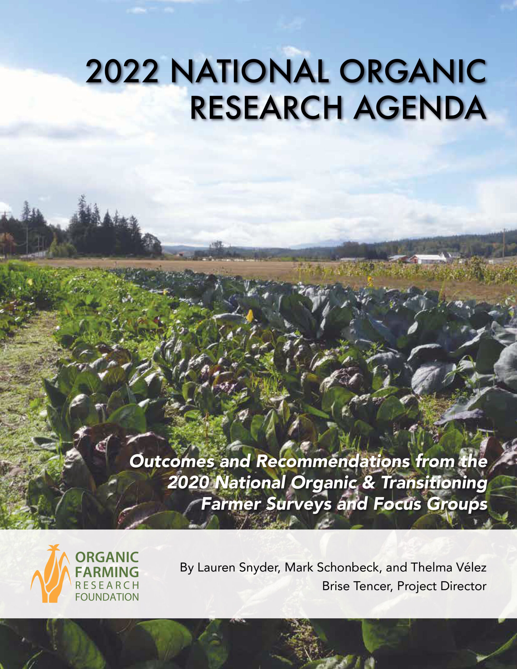 2022 National Organic Research Agenda