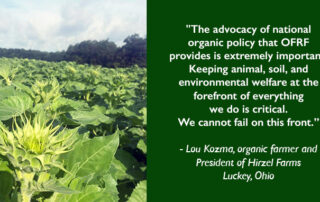 Lou Kozma OFRF Advocacy quote