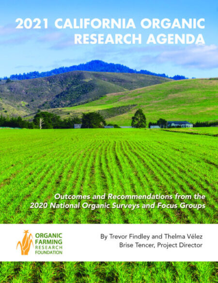 California Organic Research Agenda