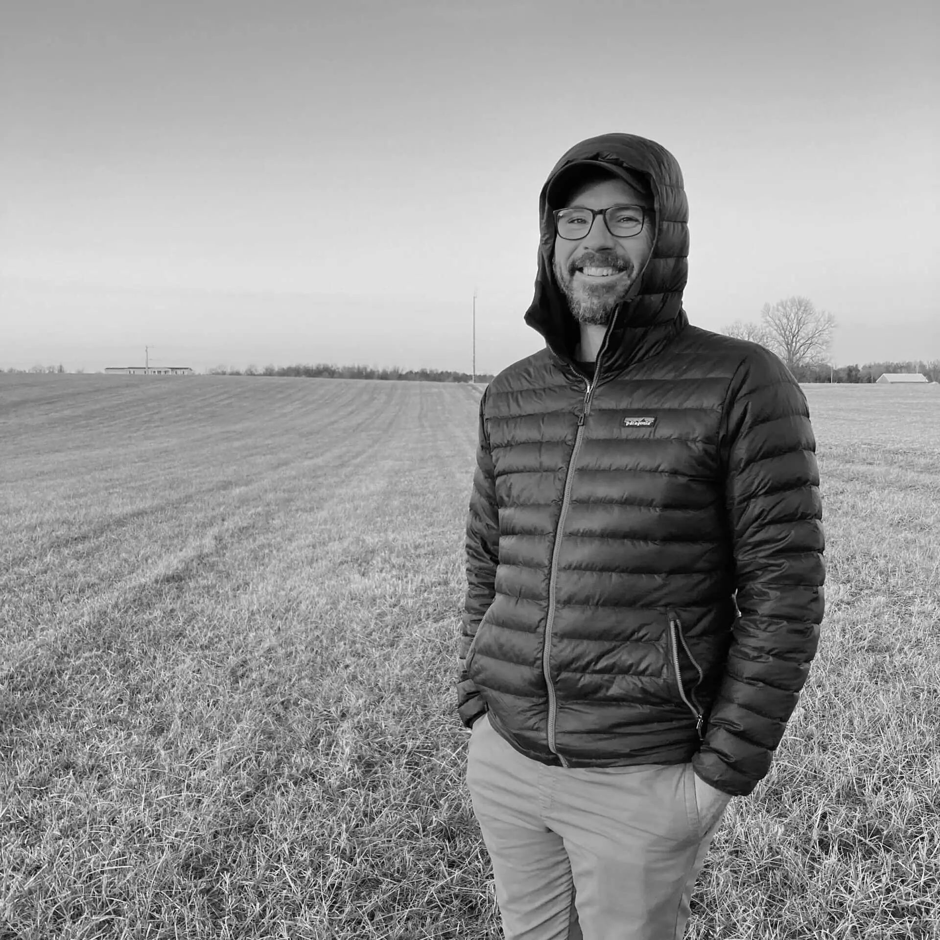 Brian Geier on his farm