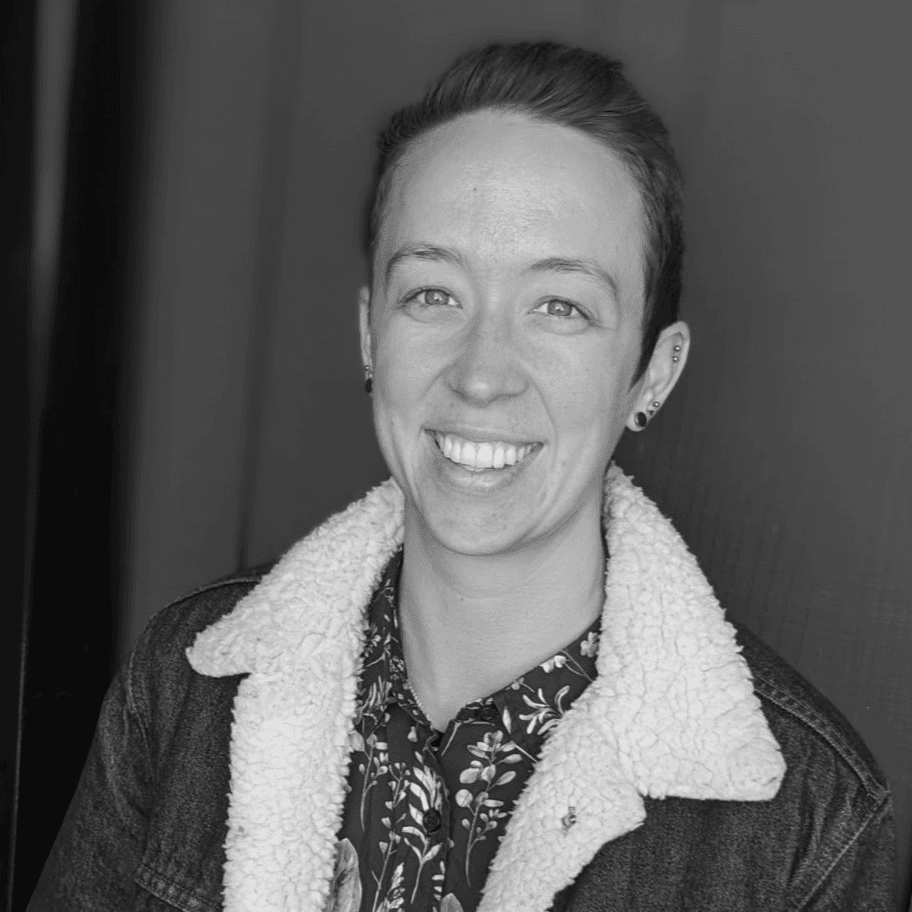 Kelsey Grimsley headshot 2024-b&w