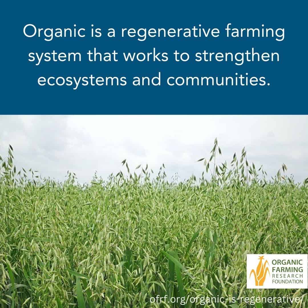 Beyond Buzzwords: Organic is Regenerative - Organic Farming Research ...