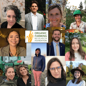 collage of headshots of OFRF staff members with OFRF logo in the middle