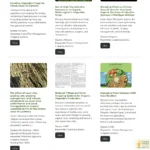 screenshot of OFRF's Organic Research Hub search results