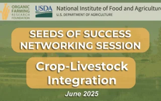 Seeds of Success Webinar Crop and Livestock Integration