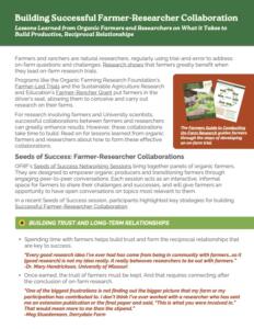 Front cover of seeds of success resource