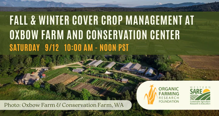 Overhead photo of Oxbow Farm and Conservation Farm in Washington state.
