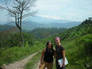 OFRF Board Member Carrie-Anne smiling in the mountains of Honduras. 
